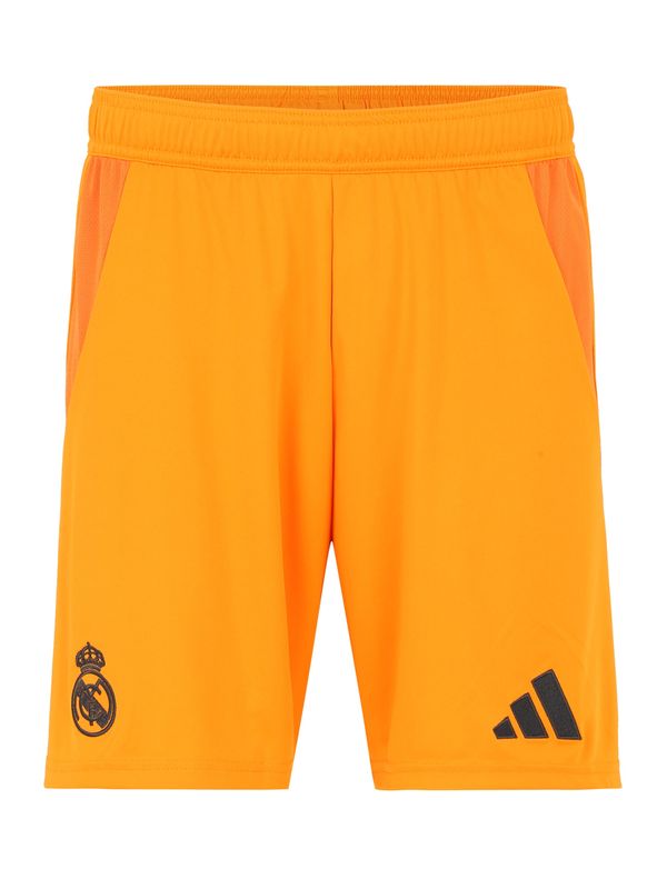 ADIDAS PERFORMANCE ADIDAS PERFORMANCE Športne hlače 'Real Madrid 24/25 Away'  temno siva / oranžna