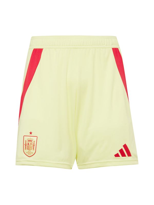 ADIDAS PERFORMANCE ADIDAS PERFORMANCE Športne hlače 'Spain 24 Away'  svetlo rumena / rdeča