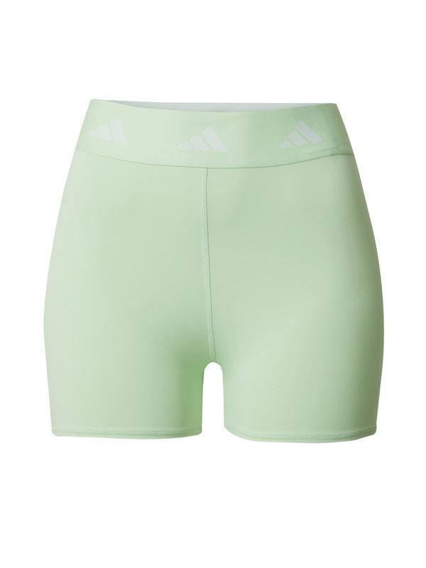 ADIDAS PERFORMANCE ADIDAS PERFORMANCE Športne hlače 'Techfit'  pastelno zelena / bela