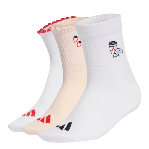 ADIDAS PERFORMANCE ADIDAS PERFORMANCE Športne nogavice 'Graphic 3 Pair Pack'  rosé / živo rdeča / črna / bela
