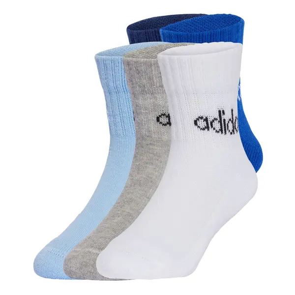 ADIDAS PERFORMANCE ADIDAS PERFORMANCE Športne nogavice 'Linear Ankle 5 Pairs Kids'  modra / nočno modra / svetlo modra / pegasto siva / bela
