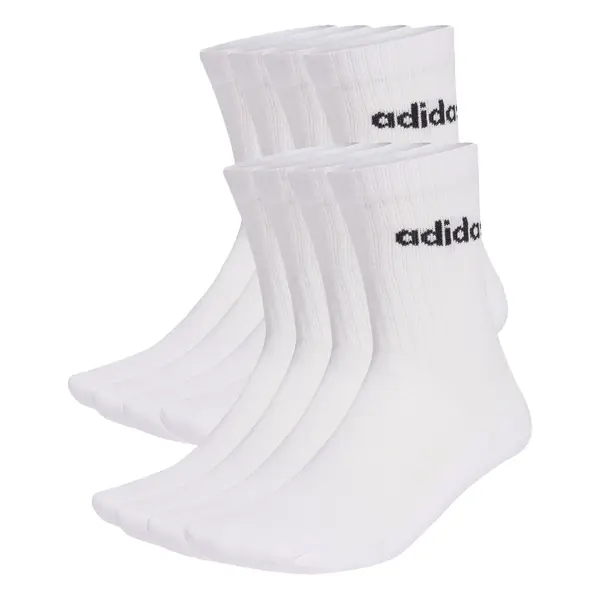 ADIDAS PERFORMANCE ADIDAS PERFORMANCE Športne nogavice 'LINEAR CUSHIONED CREW SOCK 10 PAIR PACK'  črna / bela
