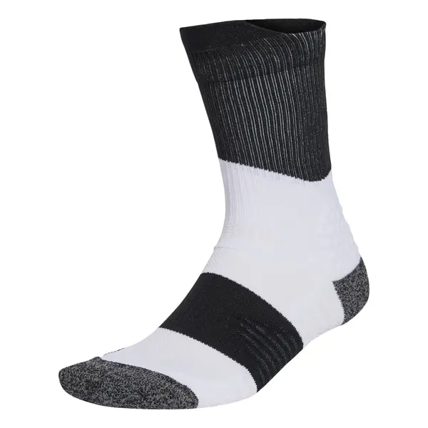 ADIDAS PERFORMANCE ADIDAS PERFORMANCE Športne nogavice 'RunxBoost'  pegasto siva / črna / bela