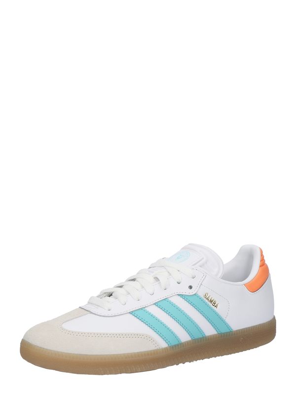 ADIDAS PERFORMANCE ADIDAS PERFORMANCE Športni čevelj 'SAMBA'  voda / temno siva / oranžna / bela