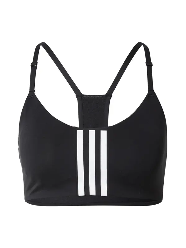ADIDAS PERFORMANCE ADIDAS PERFORMANCE Športni nederček 'Aeroimpact Light-Support'  črna / bela