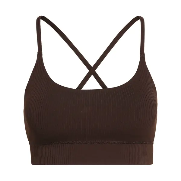 ADIDAS PERFORMANCE ADIDAS PERFORMANCE Športni nederček 'All Me'  temno rjava