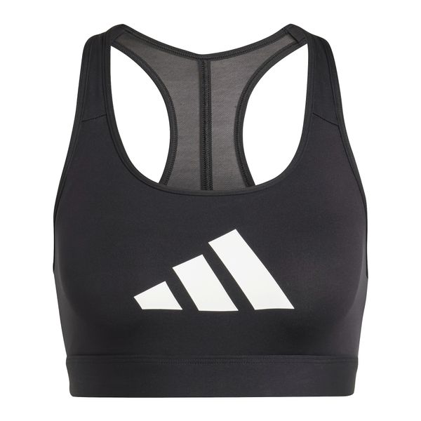 Adidas ADIDAS PERFORMANCE Športni nederček 'POWER REACT'  črna / bela