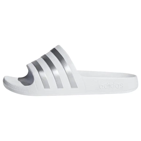 ADIDAS SPORTSWEAR ADIDAS SPORTSWEAR Čevelj za na plažo/kopanje 'Adilette Aqua'  srebrna / bela