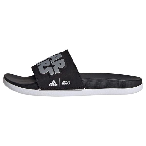 ADIDAS SPORTSWEAR ADIDAS SPORTSWEAR Čevelj za na plažo/kopanje 'Adilette Star Wars'  črna / srebrna / bela