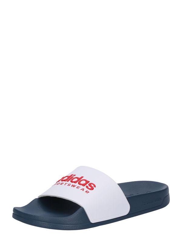 ADIDAS SPORTSWEAR ADIDAS SPORTSWEAR Čevelji za na plažo/kopanje 'ADILETTE'  temno modra / ognjeno rdeča / bela