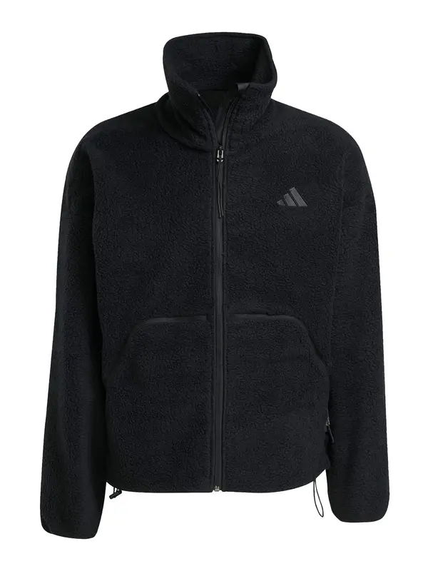 ADIDAS SPORTSWEAR ADIDAS SPORTSWEAR Funkcionalna jopa iz flisa 'City Tech High Pile Fleece Full-Zip'  črna