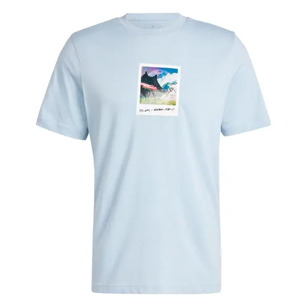 ADIDAS SPORTSWEAR ADIDAS SPORTSWEAR Funkcionalna majica 'All Day I Dream About...'  modra / svetlo modra / zelena / črna