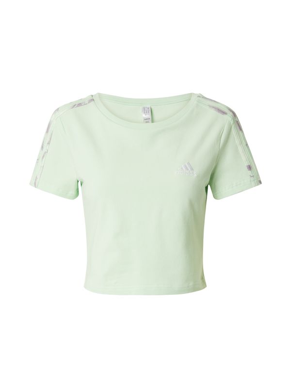 ADIDAS SPORTSWEAR ADIDAS SPORTSWEAR Funkcionalna majica 'Baby'  pastelno zelena / srebrna / bela