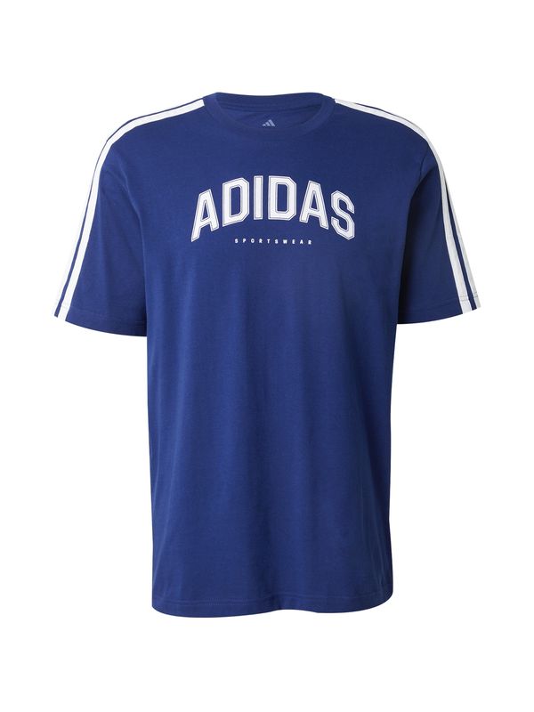 ADIDAS SPORTSWEAR ADIDAS SPORTSWEAR Funkcionalna majica 'COLLEG'  kobalt modra / bela