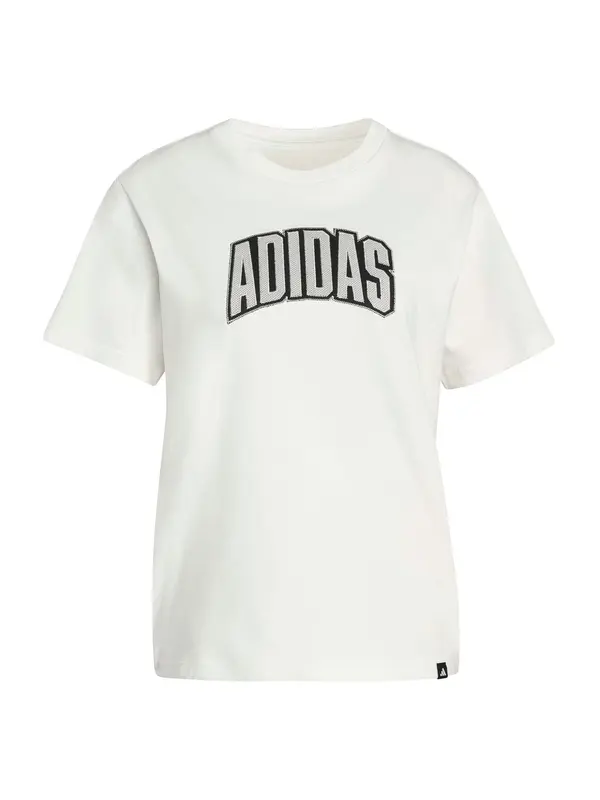 ADIDAS SPORTSWEAR ADIDAS SPORTSWEAR Funkcionalna majica 'COLLEG'  siva / črna / bela