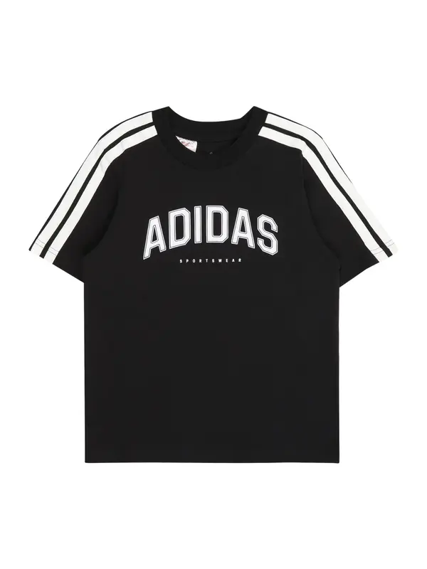 ADIDAS SPORTSWEAR ADIDAS SPORTSWEAR Funkcionalna majica 'Collegiate'  črna / bela