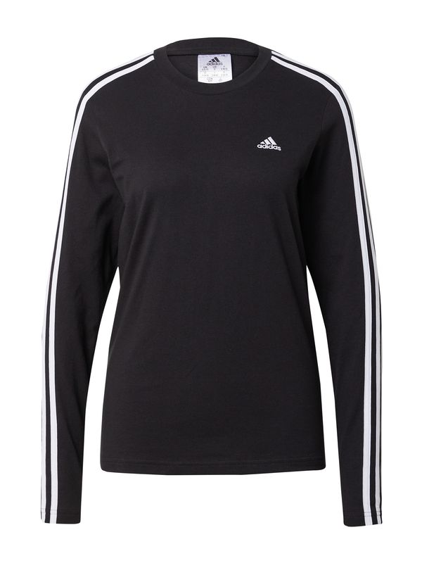 ADIDAS SPORTSWEAR ADIDAS SPORTSWEAR Funkcionalna majica 'Essentials 3-Stripes'  črna / bela