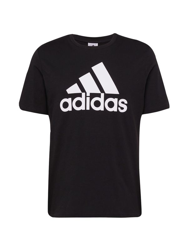 ADIDAS SPORTSWEAR ADIDAS SPORTSWEAR Funkcionalna majica 'Essentials Big Logo'  črna / bela