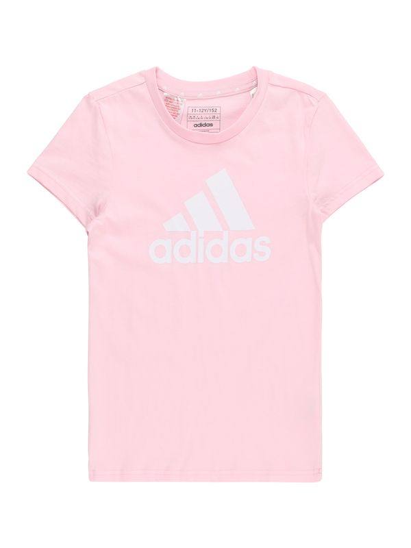 ADIDAS SPORTSWEAR ADIDAS SPORTSWEAR Funkcionalna majica 'Essentials Big Logo '  roza / bela