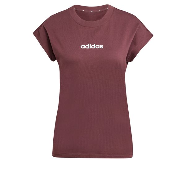 ADIDAS SPORTSWEAR ADIDAS SPORTSWEAR Funkcionalna majica 'Essentials'  burgund / bela