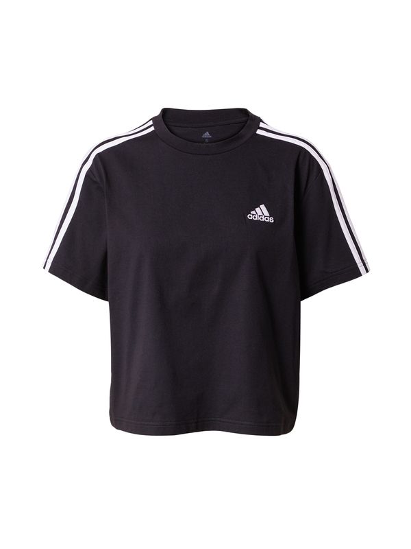 ADIDAS SPORTSWEAR ADIDAS SPORTSWEAR Funkcionalna majica 'Essentials'  črna / bela