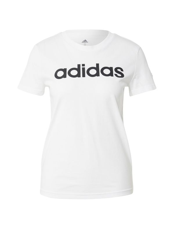 ADIDAS SPORTSWEAR ADIDAS SPORTSWEAR Funkcionalna majica 'Essentials  Logo'  črna / bela