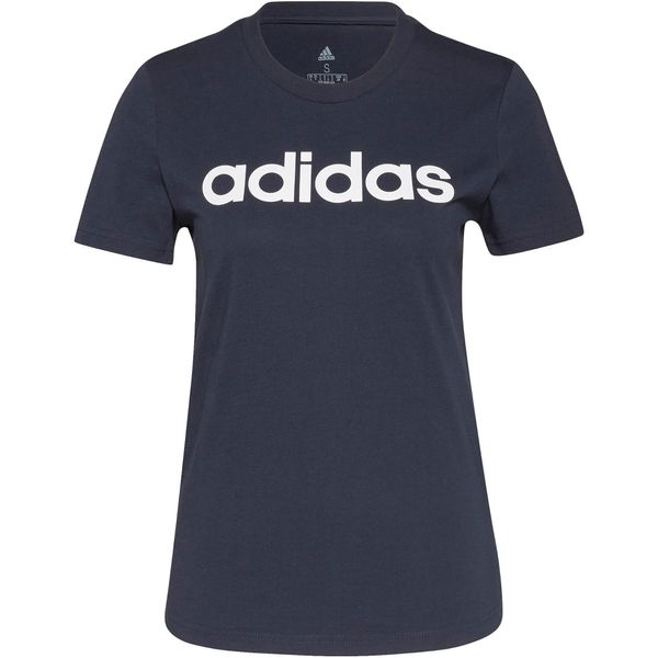 ADIDAS SPORTSWEAR ADIDAS SPORTSWEAR Funkcionalna majica 'Essentials  Logo'  mornarska / bela