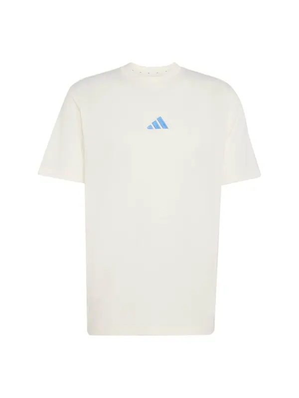 ADIDAS SPORTSWEAR ADIDAS SPORTSWEAR Funkcionalna majica 'Essentials'  modra / bela