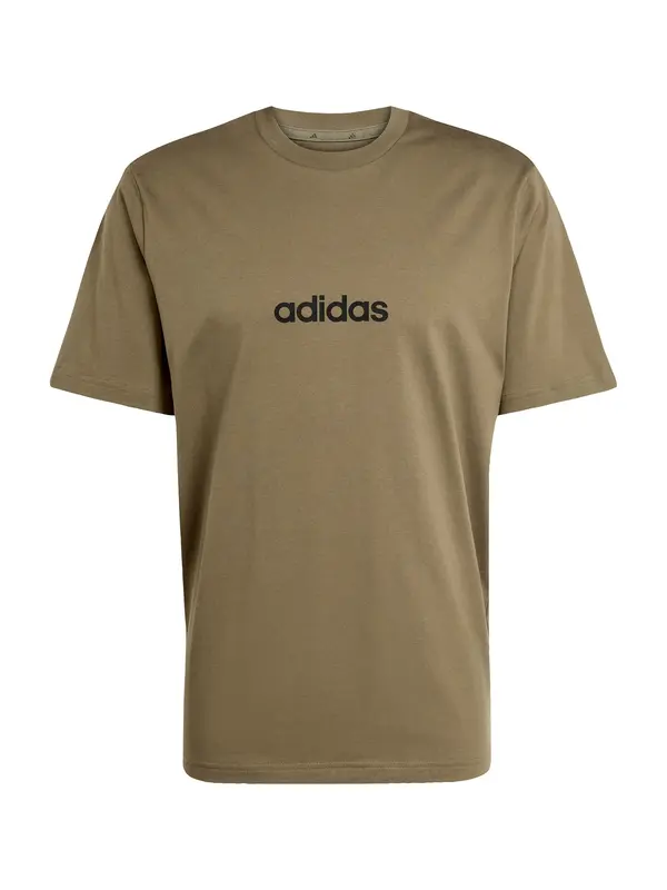 ADIDAS SPORTSWEAR ADIDAS SPORTSWEAR Funkcionalna majica 'Essentials'  oliva / črna