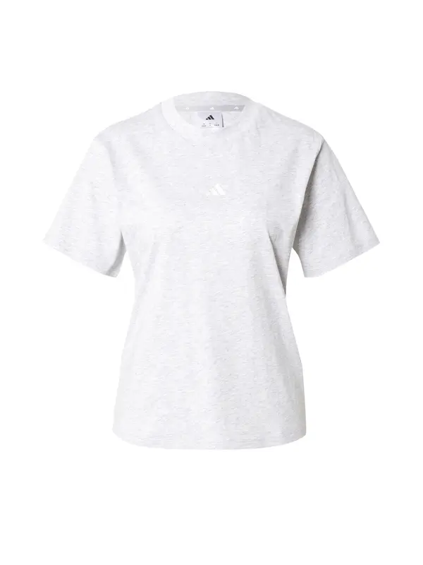 ADIDAS SPORTSWEAR ADIDAS SPORTSWEAR Funkcionalna majica 'Essentials Small Logo Cotton'  svetlo siva