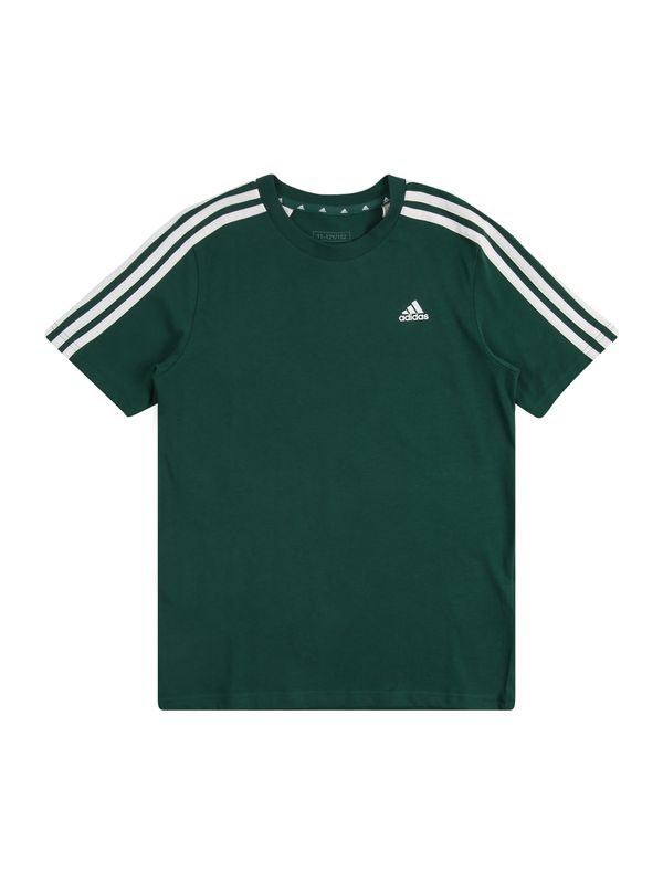 ADIDAS SPORTSWEAR ADIDAS SPORTSWEAR Funkcionalna majica 'Essentials'  temno zelena / bela