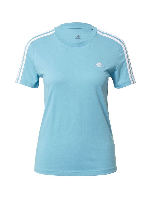 ADIDAS SPORTSWEAR ADIDAS SPORTSWEAR Funkcionalna majica 'Essentials'  voda / bela