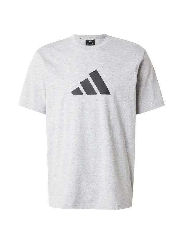 ADIDAS SPORTSWEAR ADIDAS SPORTSWEAR Funkcionalna majica 'FI 3BAR'  pegasto siva / črna