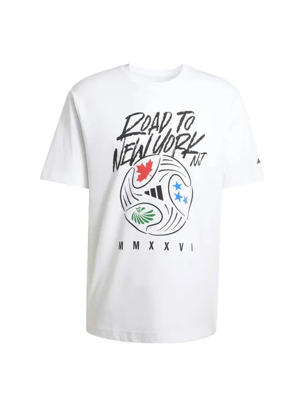 ADIDAS SPORTSWEAR ADIDAS SPORTSWEAR Funkcionalna majica 'Fifa WC Roar To NY'  modra / rdeča / črna / bela