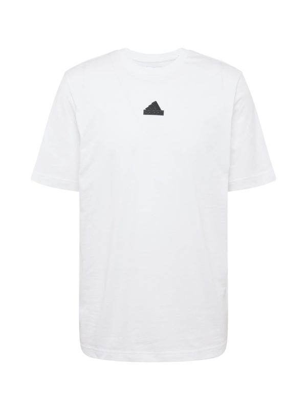 ADIDAS SPORTSWEAR ADIDAS SPORTSWEAR Funkcionalna majica 'FRACTAL'  svetlo bež / črna / bela