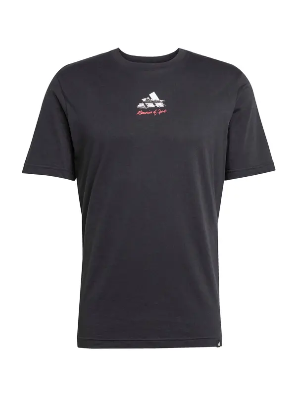 ADIDAS SPORTSWEAR ADIDAS SPORTSWEAR Funkcionalna majica 'GALLERY'  temno siva / rdeča / črna / bela