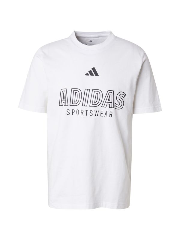 ADIDAS SPORTSWEAR ADIDAS SPORTSWEAR Funkcionalna majica 'HOT'  črna / bela