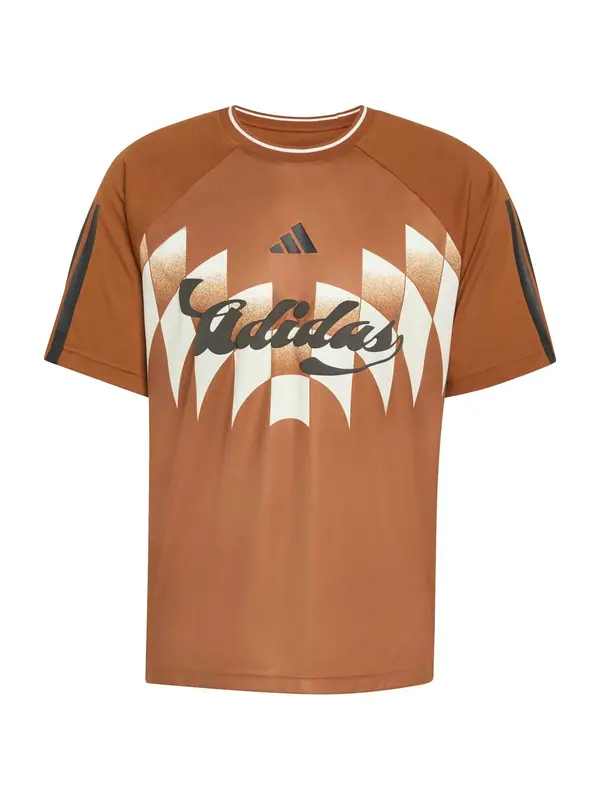 ADIDAS SPORTSWEAR ADIDAS SPORTSWEAR Funkcionalna majica 'HOUSE OF TIRO X COMMON GOAL'  pueblo / črna / off-bela