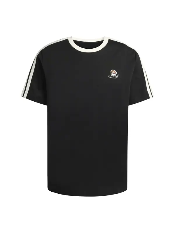 ADIDAS SPORTSWEAR ADIDAS SPORTSWEAR Funkcionalna majica 'Lux Coffee Cafe Cup'  rjava / črna / bela