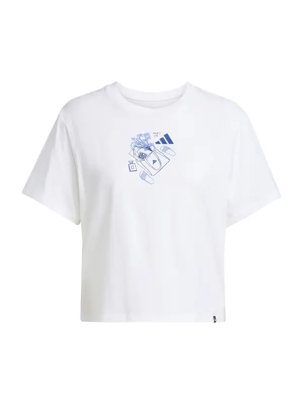 ADIDAS SPORTSWEAR ADIDAS SPORTSWEAR Funkcionalna majica  marine / svetlo modra / bela