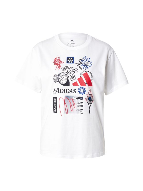 ADIDAS SPORTSWEAR ADIDAS SPORTSWEAR Funkcionalna majica  mornarska / rdeča / črna / bela