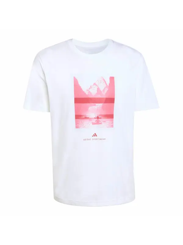 ADIDAS SPORTSWEAR ADIDAS SPORTSWEAR Funkcionalna majica 'OUT KAYAK'  brusnica / pastelno rdeča / bela