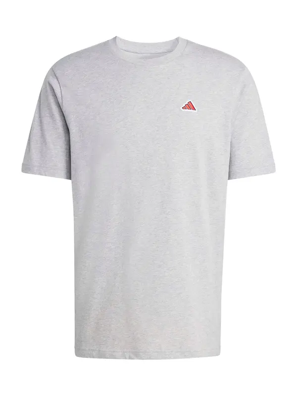 ADIDAS SPORTSWEAR ADIDAS SPORTSWEAR Funkcionalna majica  pegasto siva / rdeča / bela