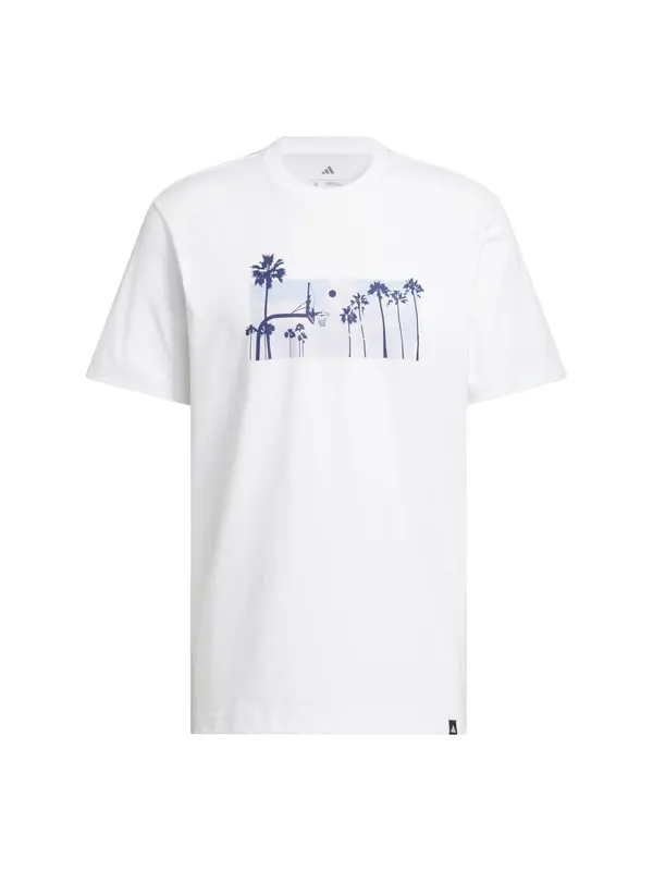 ADIDAS SPORTSWEAR ADIDAS SPORTSWEAR Funkcionalna majica 'Photorl'  mornarska / bela