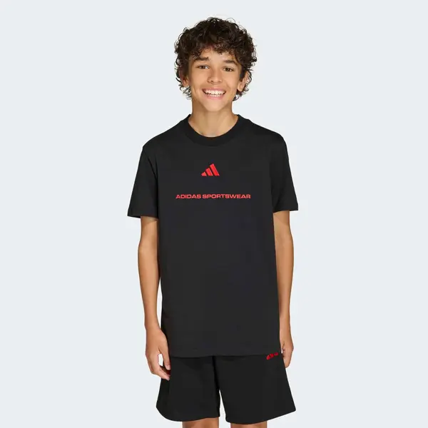ADIDAS SPORTSWEAR ADIDAS SPORTSWEAR Funkcionalna majica  rdeča / črna