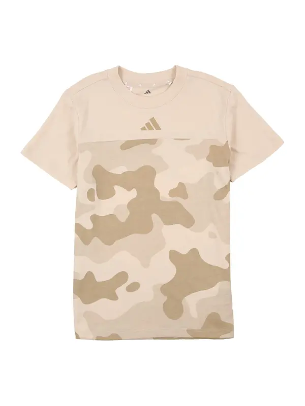 ADIDAS SPORTSWEAR ADIDAS SPORTSWEAR Funkcionalna majica 'Seasonal Essentials'  bež / kamela / temno siva