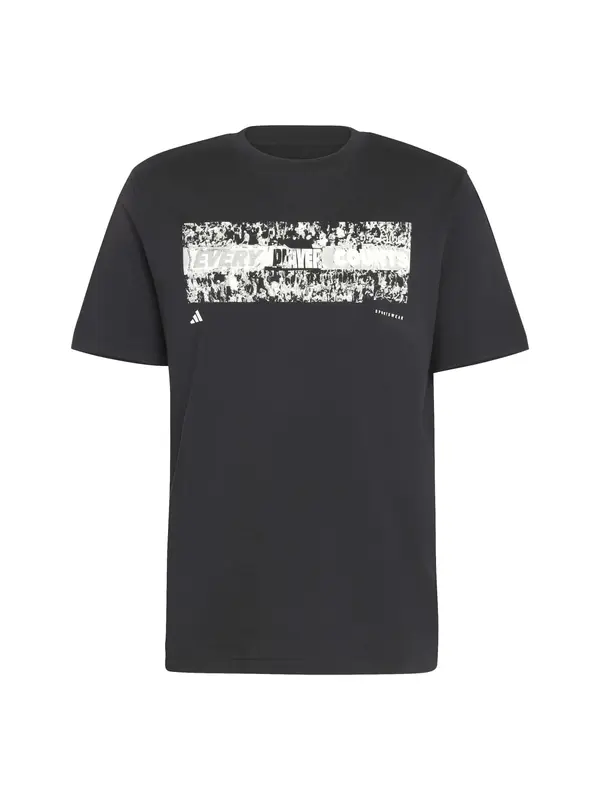 ADIDAS SPORTSWEAR ADIDAS SPORTSWEAR Funkcionalna majica 'STAD FAN'  siva / črna / off-bela