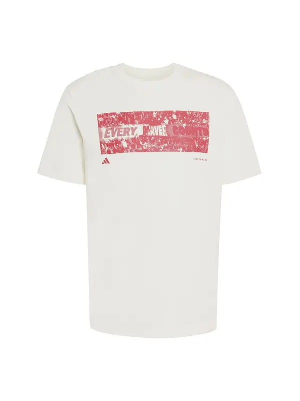 ADIDAS SPORTSWEAR ADIDAS SPORTSWEAR Funkcionalna majica 'STADIUM FANS'  brusnica / pastelno rdeča / bela