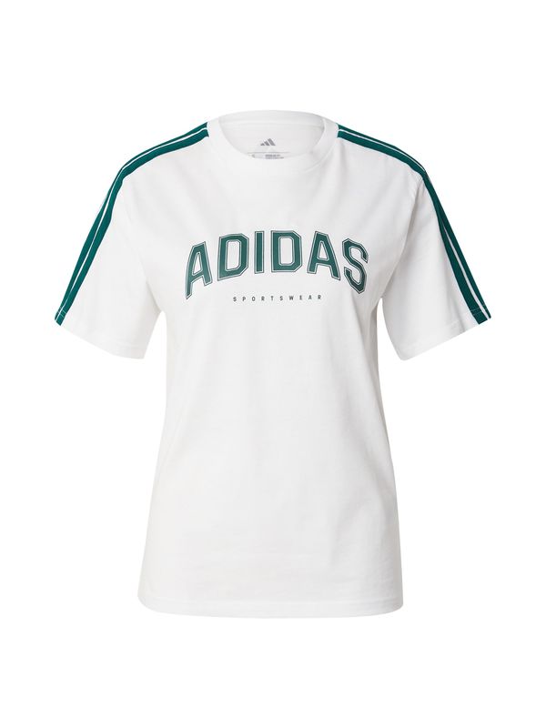 ADIDAS SPORTSWEAR ADIDAS SPORTSWEAR Funkcionalna majica  temno zelena / bela
