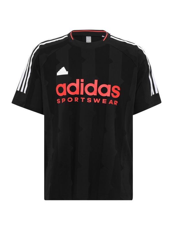 ADIDAS SPORTSWEAR ADIDAS SPORTSWEAR Funkcionalna majica 'TIRO'  rdeča / črna / bela